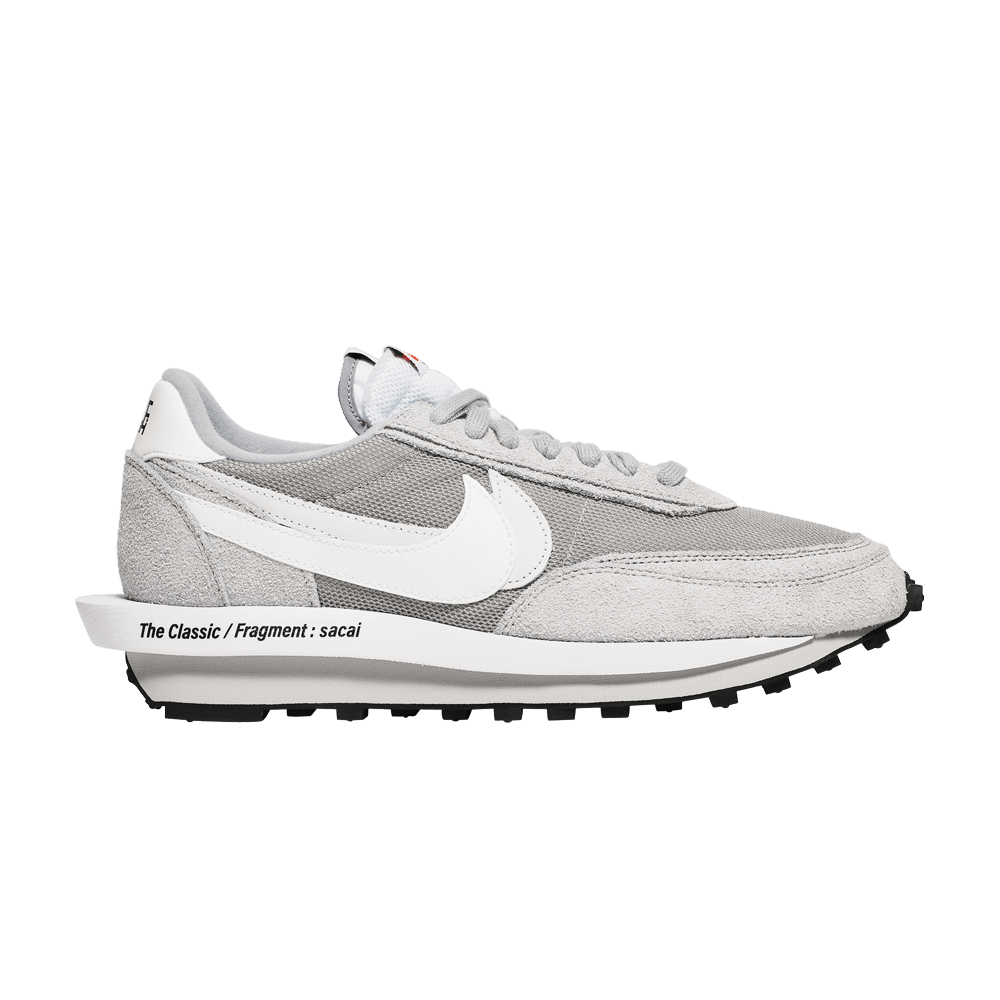 Кроссовки Fragment Design X Sacai X Nike Ldwaffle "Light Smoke Grey"