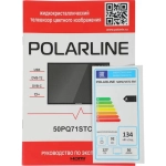 Телевизор PolarLine 50PQ71STC-SM 50" 4K Ultra HD QLED Smart черный/серебристый
