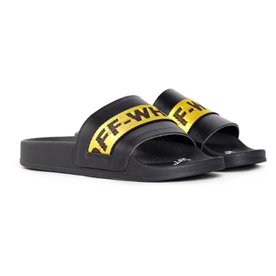 Off-White Industrial Slider 'Black Yellow'