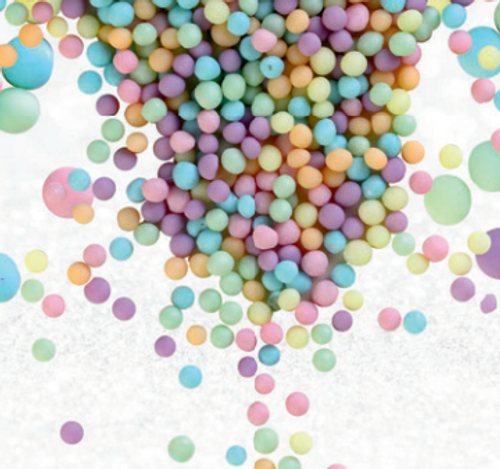 Кондитерская посыпка с мягким центром (роз., голуб., сирен., зелень) матовая, 2-5мм, 50 г