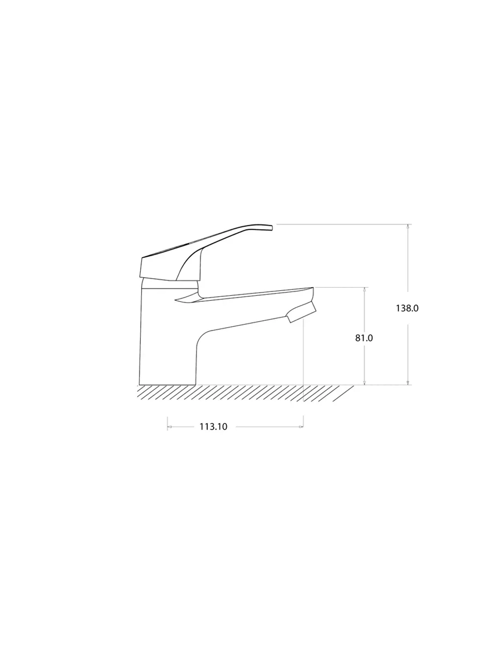 Комплект смесителей для ванны с душем 3 в 1, сатин