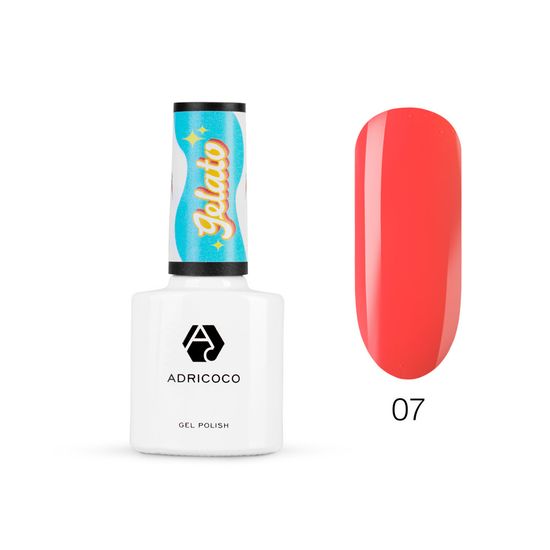Гель-лак ADRICOCO Gelato 07 Персиковый чизкейк (8 мл.)