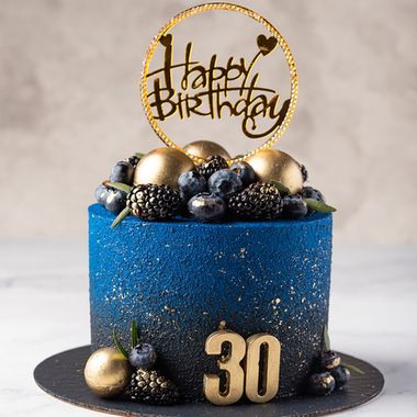 Праздничный торт «С днём рождения»