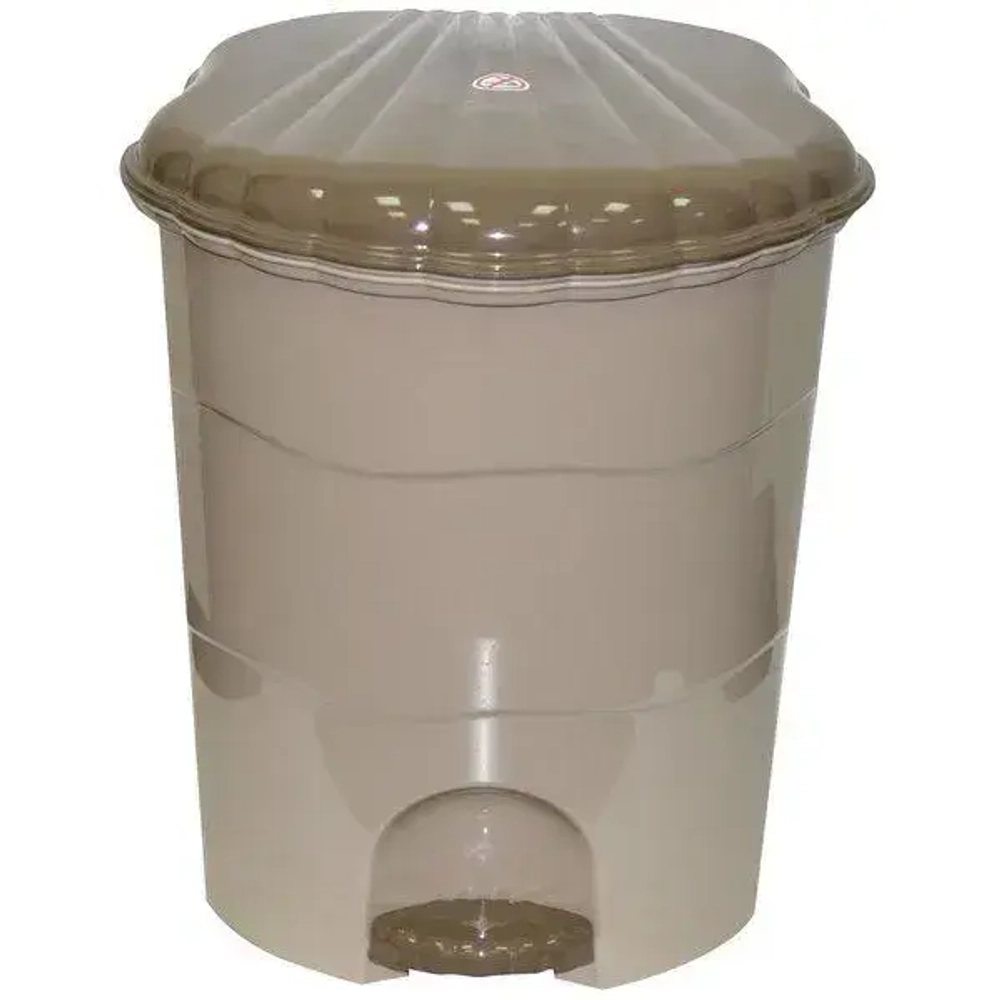 Ведро с педалью 11л. (латте)