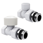 Набор термостатический прямой Royal Thermo Design 1/2quot;М30х1,5 (Белый)
