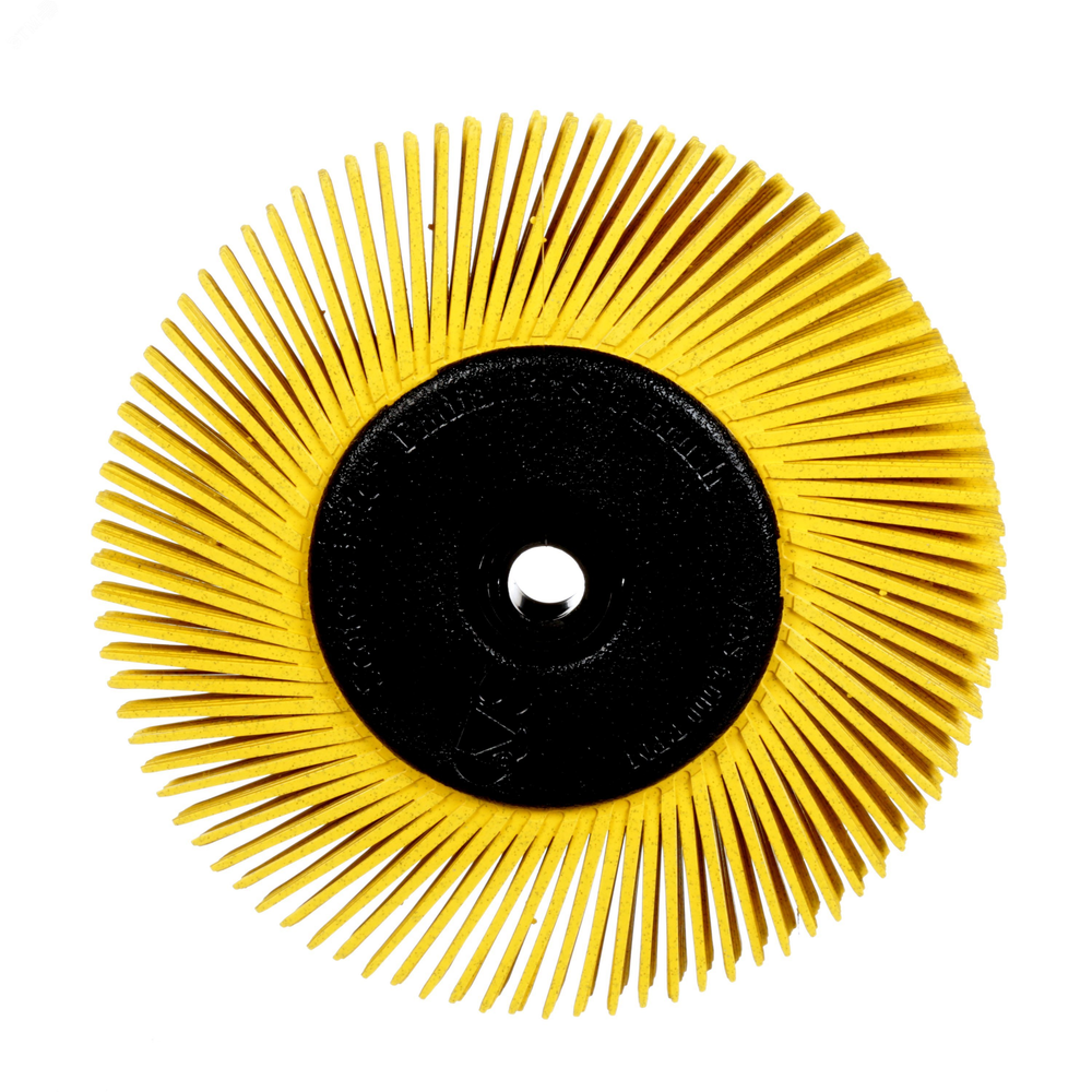 Щетка абразивная 3M Scotch-Brite™ BB-ZB тип А, с фланцами, 80, желтая, 152 мм (27606)