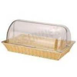 Корзина для хлеба и выкладки 41*28 см h8,5 см с откидной Roll-top крышкой ротанг SUNNEX