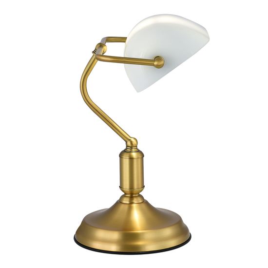 SL6620.304.01 Прикроватная лампа ST-Luce латунь/белый E27 1*40W VICE