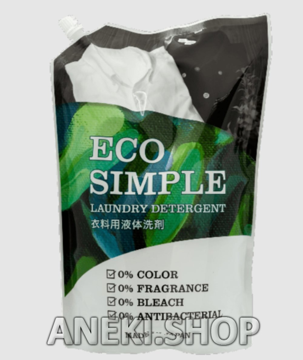 Гель для стирки без аромата 1200 мл Rocket Soap Eco Smile