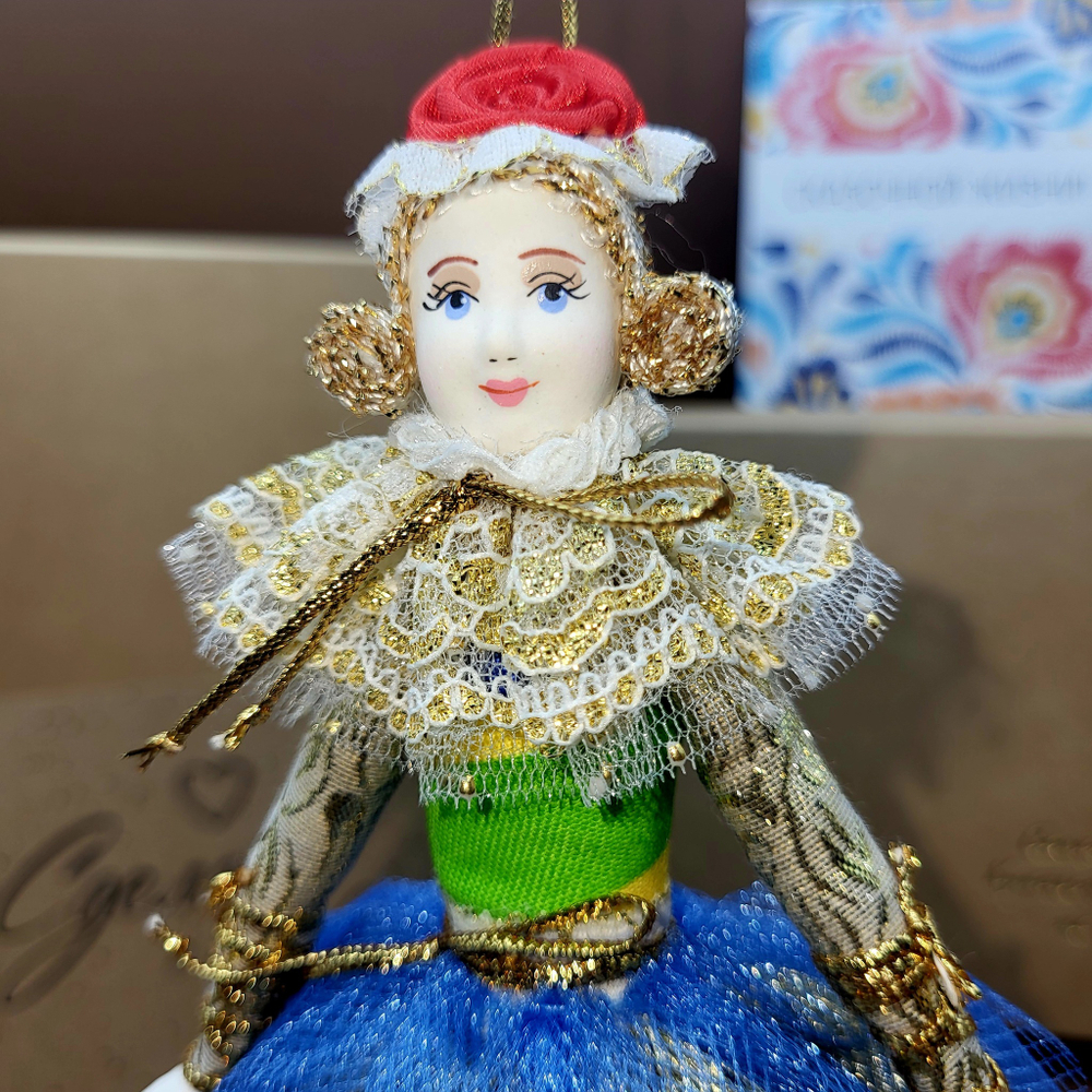 Подвесная/елочная игрушка Цирковая Балерина