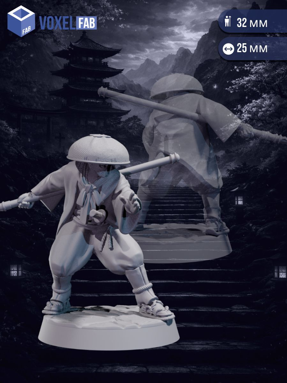 Ронин: Путь чести миниатюры для настольных игр РНИ, ДнД