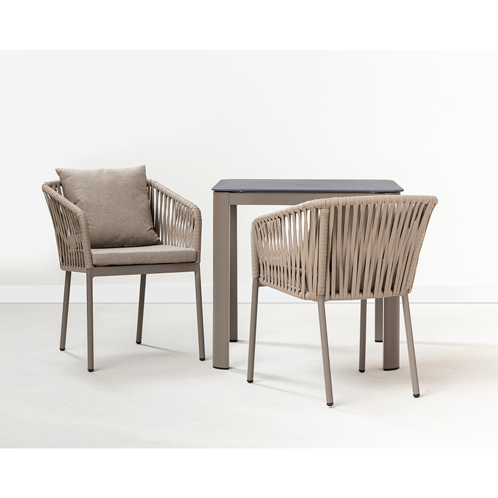 Стул monyx, серо-бежевый