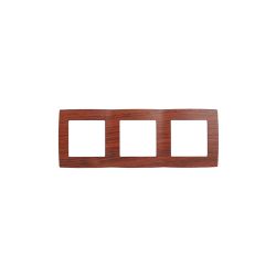 12-5003-08 ЭРА Рамка на 3 поста, Эра12, вишня