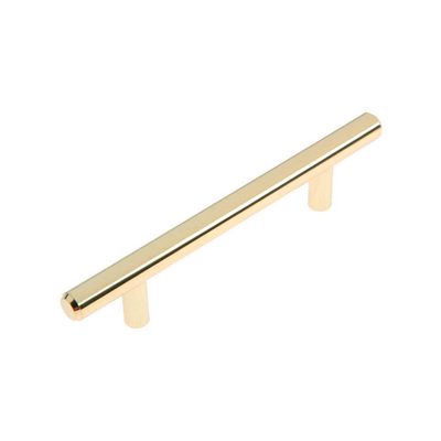 Ручка рейлинг 96мм цвет золото 5496097