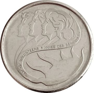 10 центов 2001 Канада «Международный год добровольцев»