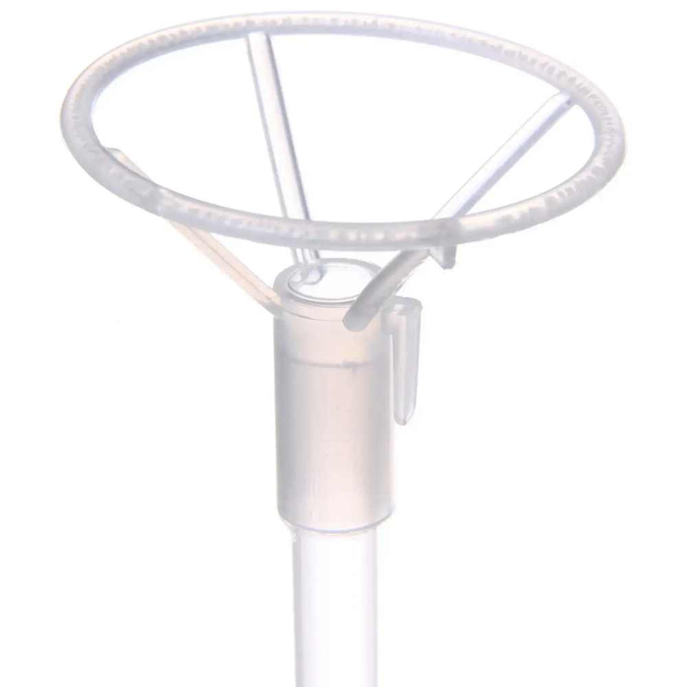 Подставка для шаров «Цветок 1» (основа, 7 палочек с держателями) 67*35*55 см, прозрачный