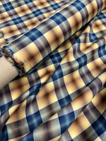 Хлопок с лиоцеллом Canclini в разноцветную клетку