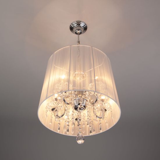 2045/5 / подвесной светильник /   хром/белый