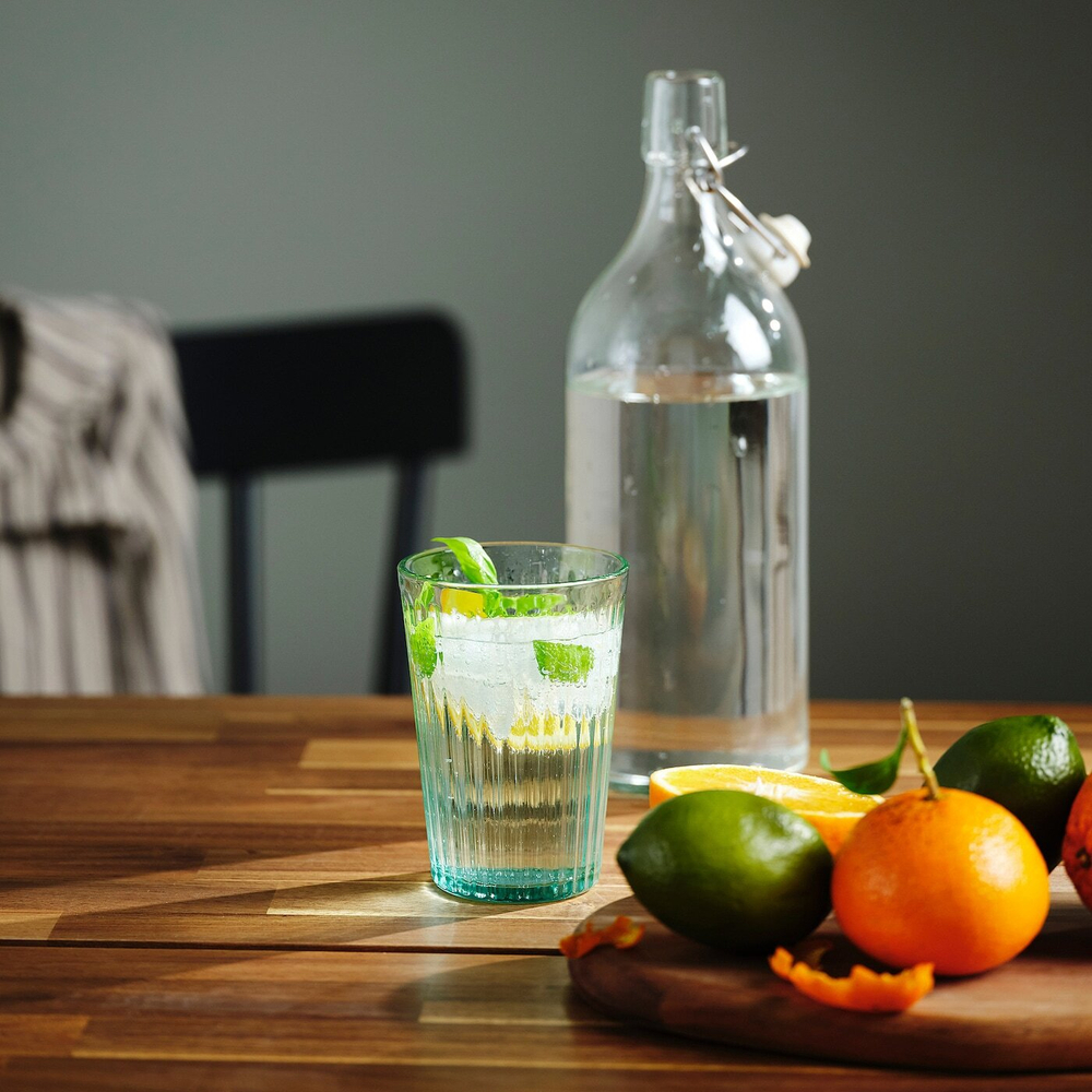 Набор стаканов IKEA VARDAGEN (ВАРДАГЕН), Светло-бирюзовый, 310 мл, 4 шт