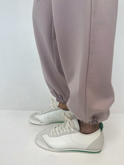 Костюм с поло пудра