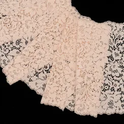 Кружево эластичное загар светлый 22 см, Китай