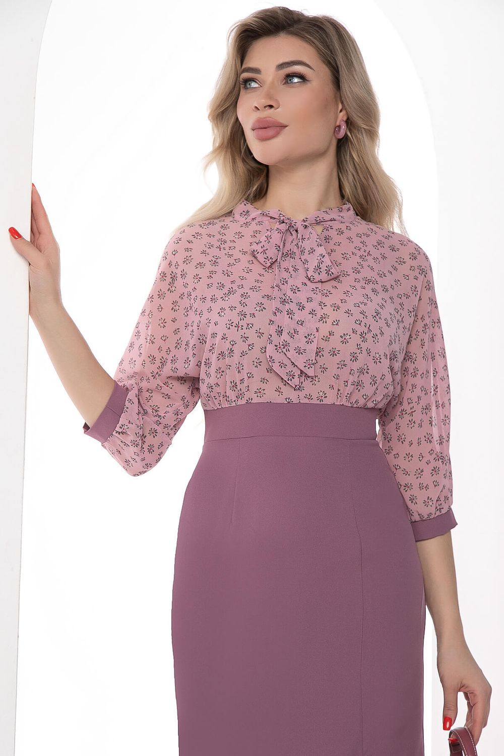 Платье Дольче Вита (розовое) П10205 LT Collection