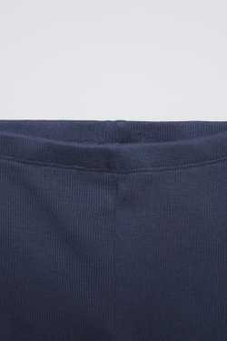 ZARA КОМПЛЕКТ ИЗ ТОЛСТОВКИ С ЦВЕТОЧНЫМ ПРИНТОМ И ЛЕГИНСОВ В РУБЧИК, АНТРАЦИТОВО-СЕРЫЙ