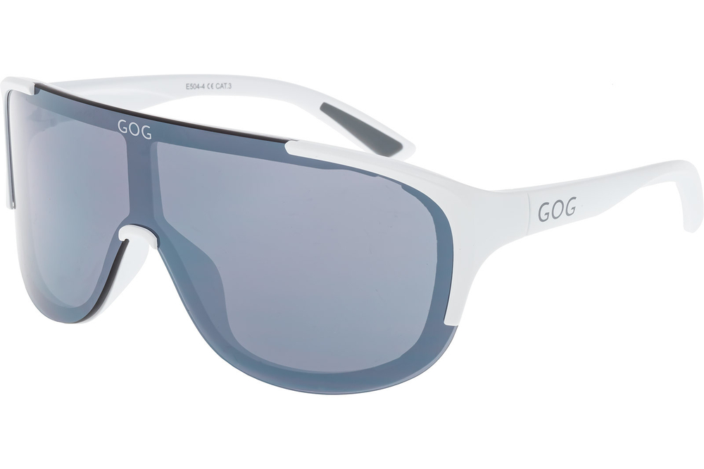 Спортивные очки GOG Medusa / Matt White-Grey / Silver Lens