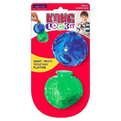 KONG Lock-it игрушка для собак мячи для лакомств 2 шт