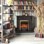 Каминокомплект Real Flame Ottawa DN с очагом Majestic Lux Brass