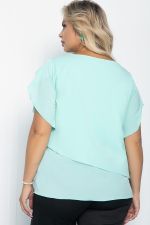 Блуза Магнолия (мятная) Б11050 LT Collection