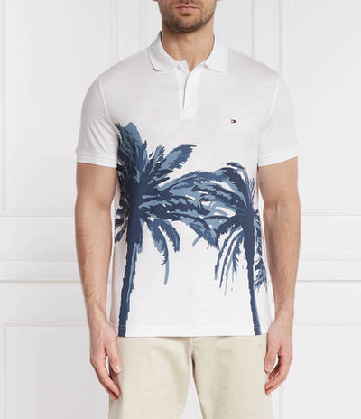 Поло Tommy Hilfiger - белый(MW0MW34758)