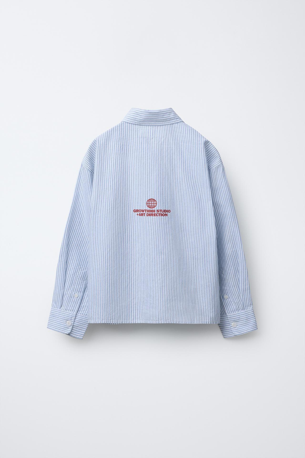 ZARA РУБАШКА В ПОЛОСКУ С НАДПИСЬЮ, ПОЛОСКИ