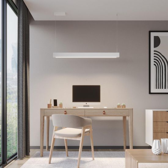 359551 LEDO NT25 000 белый Светильник подвесной диммир. со сменой цв.темпер. (пульт ДУ/прилож. Smart Life) IP20 LED 36W 220-240V 3000-6000К ITER