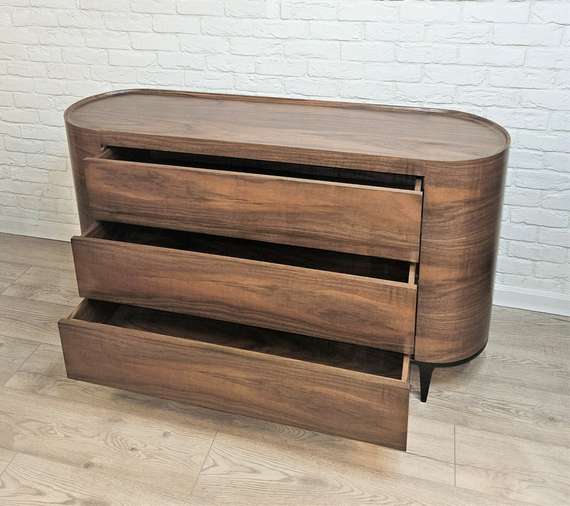 Комод с 3 ящиками Gentleman орех