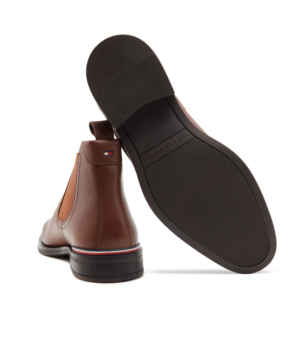 Кожаные челси Tommy Hilfiger - коричневый(FM0FM04806)