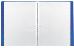 Папка с файлами 40 листов БРАУБЕРГ Офис синяя (222634)