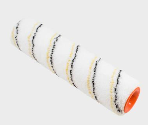 Ролик Микрофибра Белый с 2-мя пол. 180мм, d42мм, d8мм,  ворс 9мм /325-2181
