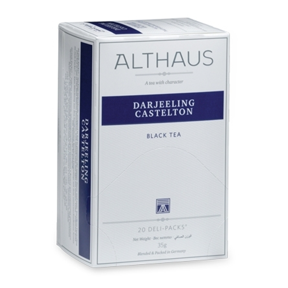 Чай Althaus Darjeeling Castelton Deli Pack/ Дарджилинг Кастелтон 20пак x 1.75г