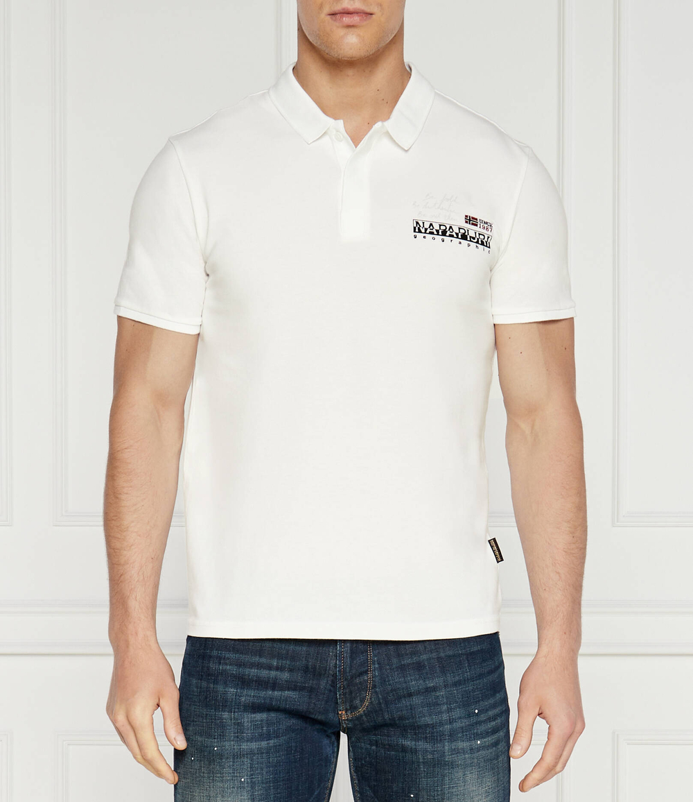 Поло Napapijri - белый(NP0A4HPX)