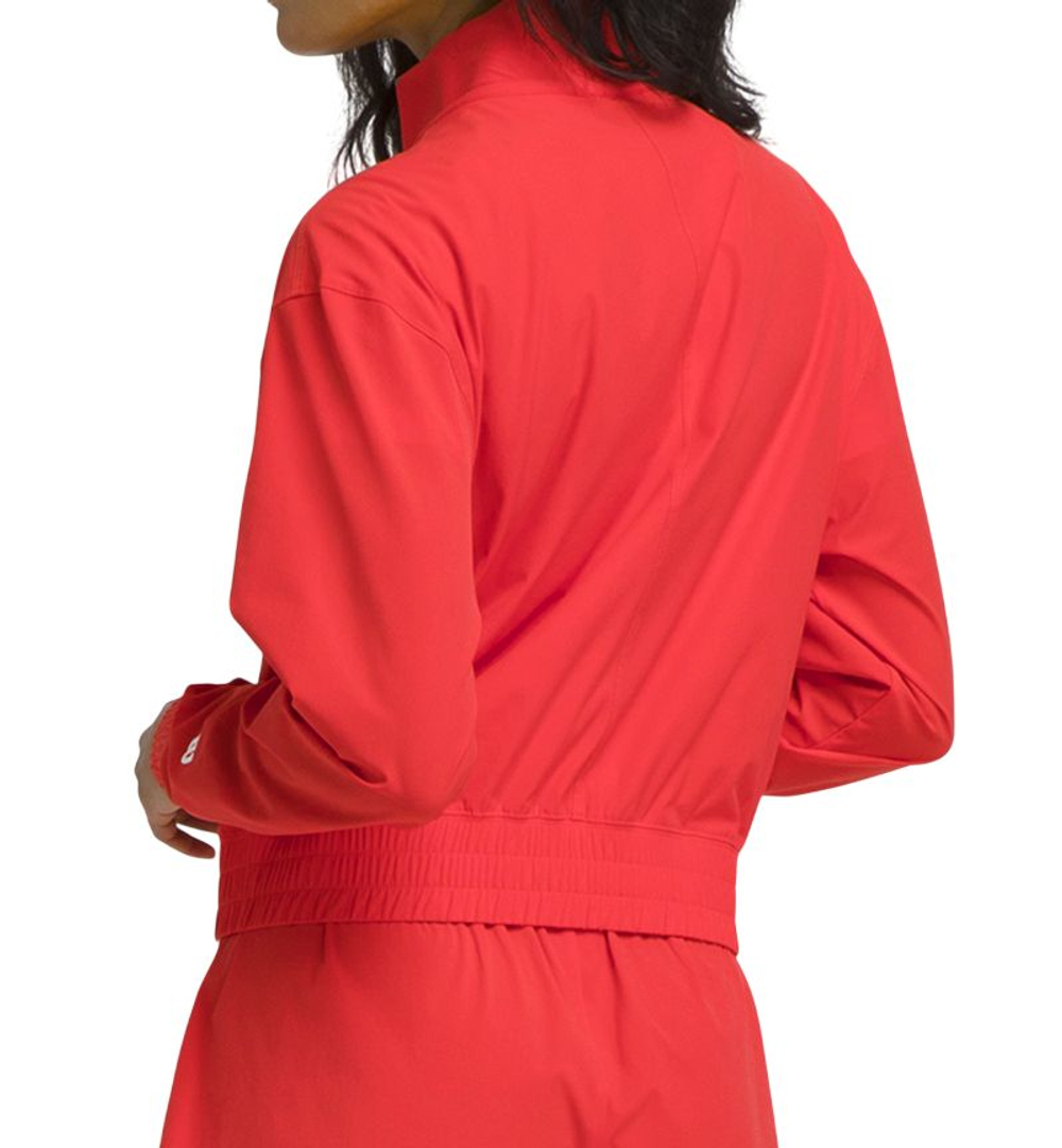 Женская теннисная куртка Wilson Team Warm-Up - infrared