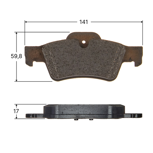 Колодки тормозные дисковые Avantech задние (противоскрипная пластина в компл.) AV228