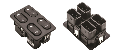 Кнопка стеклоподъем. /2110/  4-х кноп. (МАЯК)