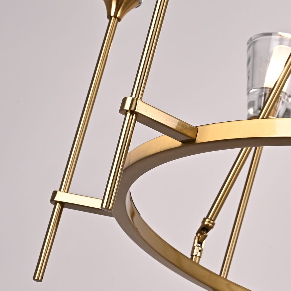 Люстра На Штанге Torche De Verre Round Chandelier 8 By Imperiumloft