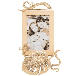 Фоторамка Monstera Deliciosa (Монстера) Айвори Мраморное золото