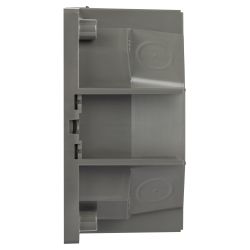 Люк ЭРА ОФИС 18-6001-03 IP66 в бетон с розеткой защёлка цвет серый