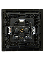FORTE&PIANO Розетка 1-местная с заземлением без защитных шторок винтовое крепление 16А FP116 черный IEK