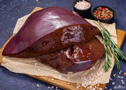 Печень говяжья замороженная
