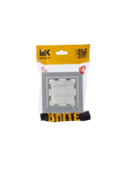 Рамка 1-м IP44 BRITE РУ-1-БрА-44 алюм. IEK BR-M12-44-K47