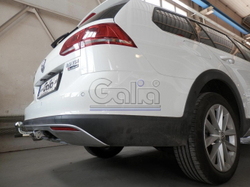 Фаркоп оцинкованный Galia V073A для Volkswagen Golf VII универсал 2WD/4WD 2013-(паспорт и сертификат в комплекте)(без электрики)